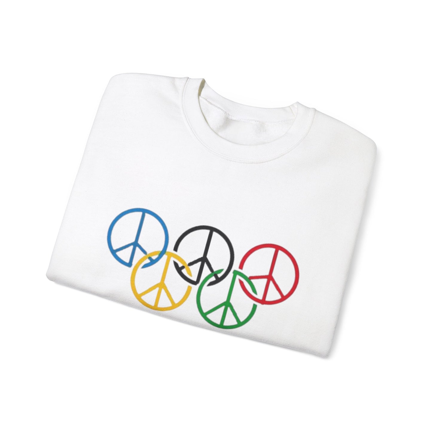 Unisex Heavy Blend™ Crewneck Sweatshirt- Peaceful Vibes Olympics