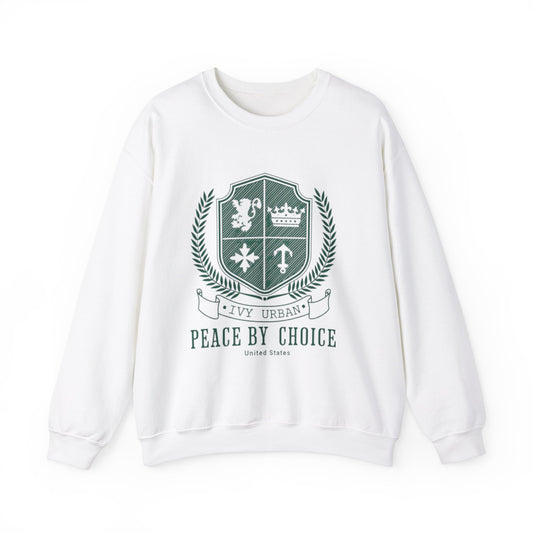 Peace By Choice Unisex Heavy Blend™ Crewneck Sweatshirt - Cozy, Stylish & Meaningful