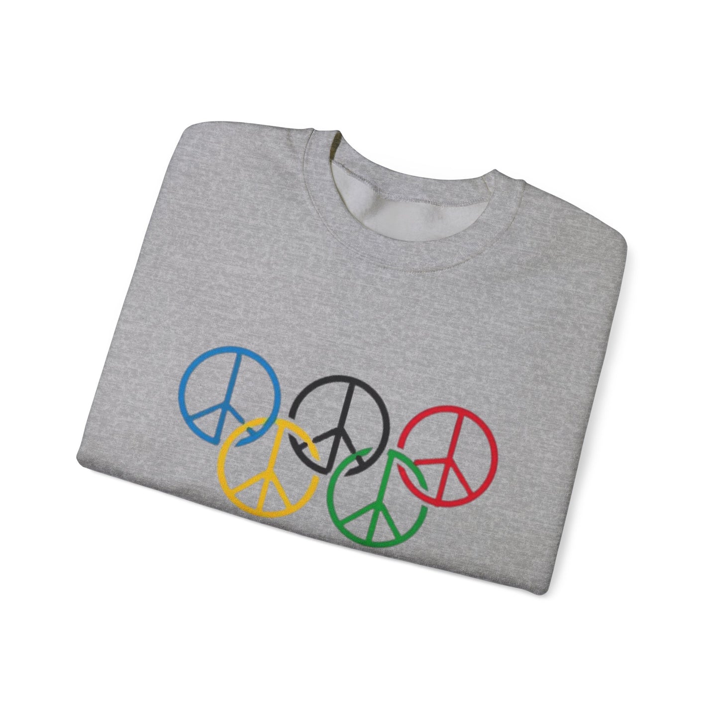 Unisex Heavy Blend™ Crewneck Sweatshirt- Peaceful Vibes Olympics