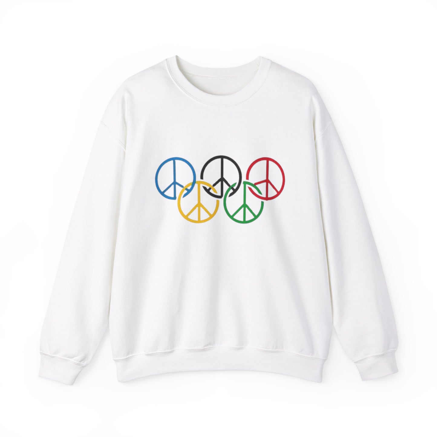 Unisex Heavy Blend™ Crewneck Sweatshirt- Peaceful Vibes Olympics