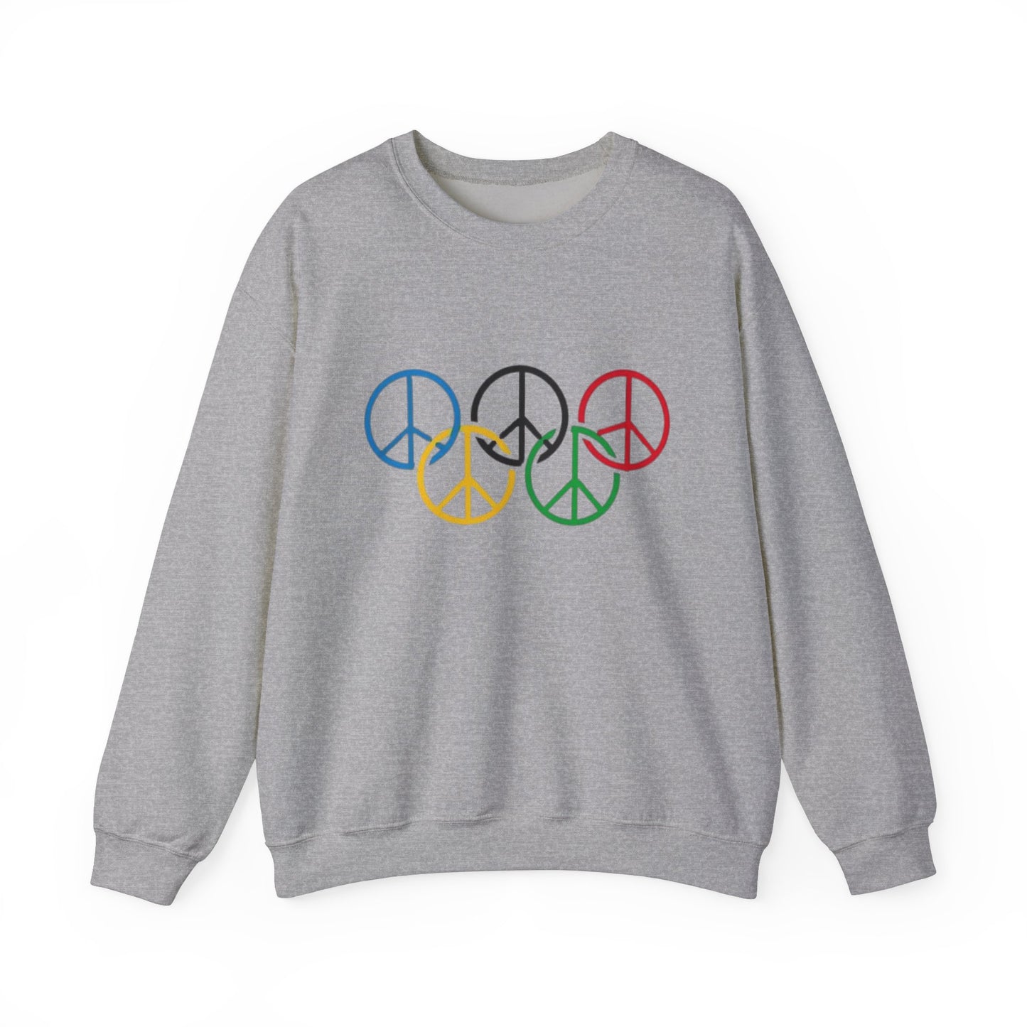 Unisex Heavy Blend™ Crewneck Sweatshirt- Peaceful Vibes Olympics